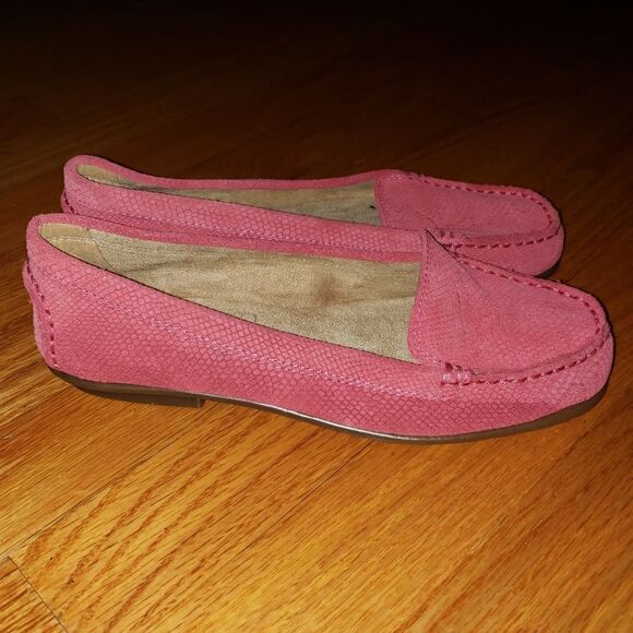 Aerosoles coral leather Slip-On Flats - Picture 1 of 7